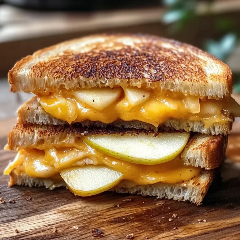 Savory Apple and Cheddar Grilled Cheese