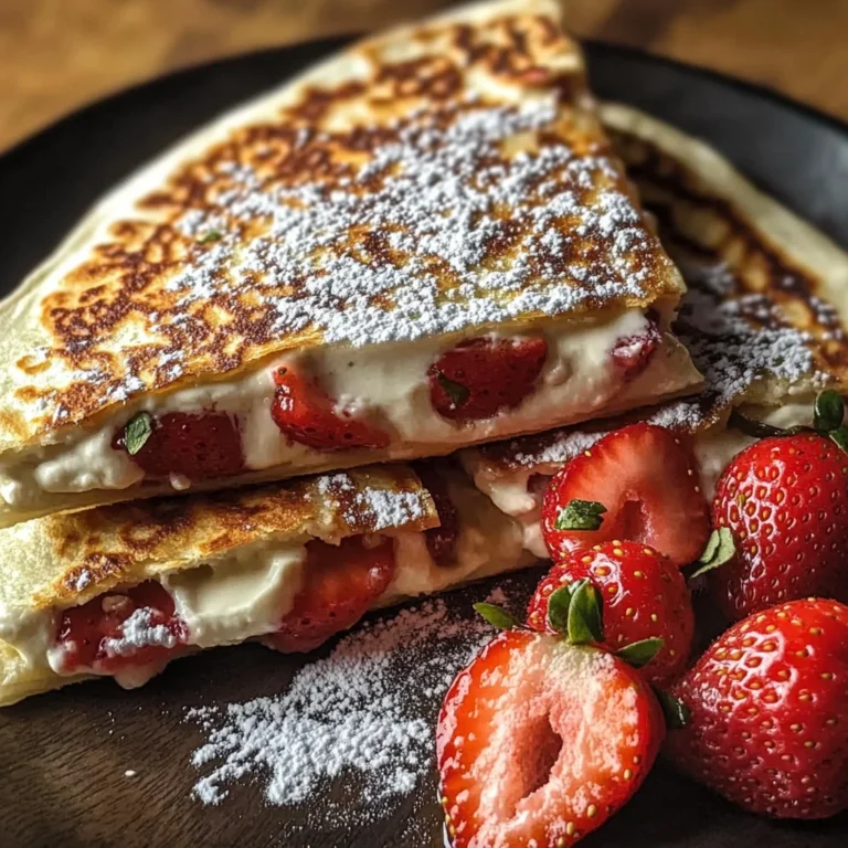 Strawberry Cream Cheese Quesadillas