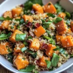 Warm Quinoa Sweet Potato Salad