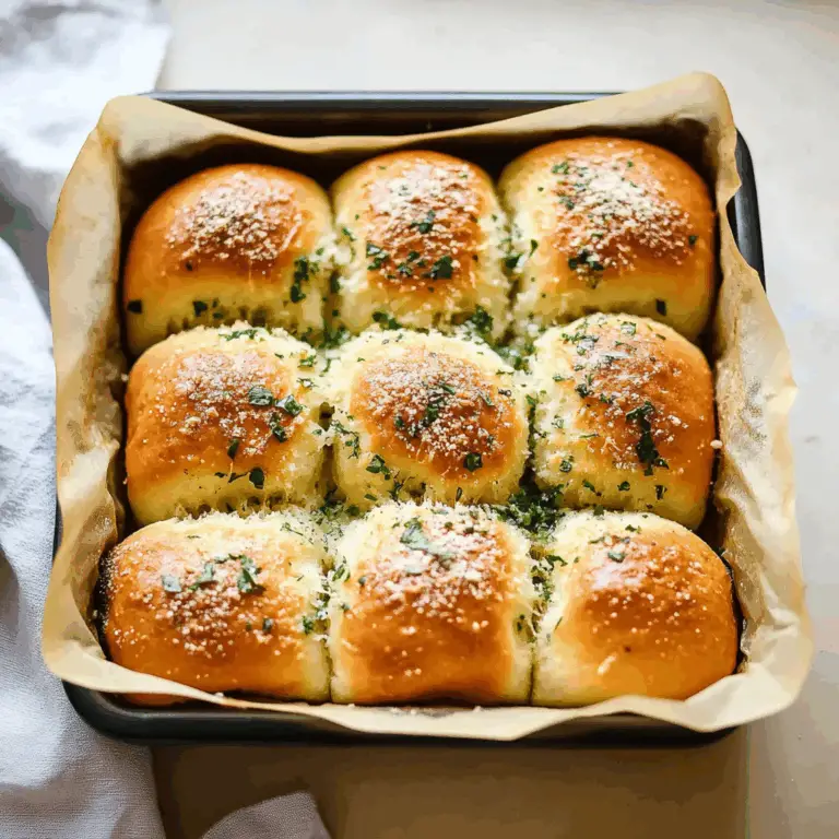 Garlic Parmesan Pull-Apart Bread