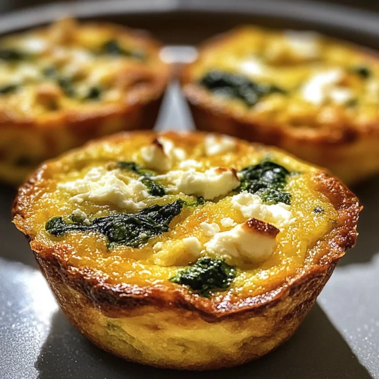 Amazing Spinach Feta Egg Muffins: Portable Powerhouse
