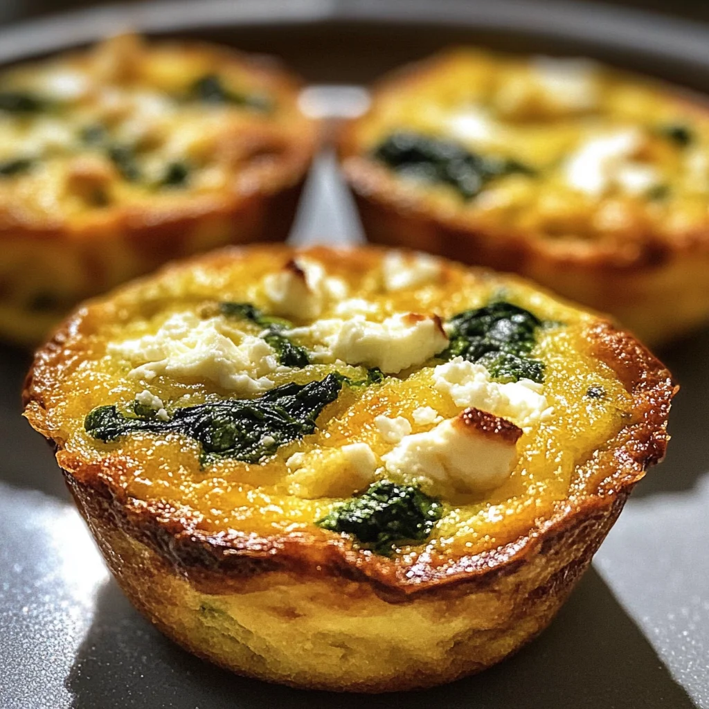 Amazing Spinach Feta Egg Muffins: Portable Powerhouse