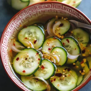 Asian Pickled Cucumber