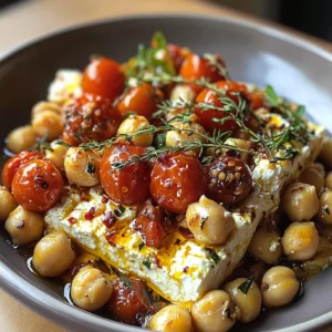Baked Feta Chickpeas Recipe