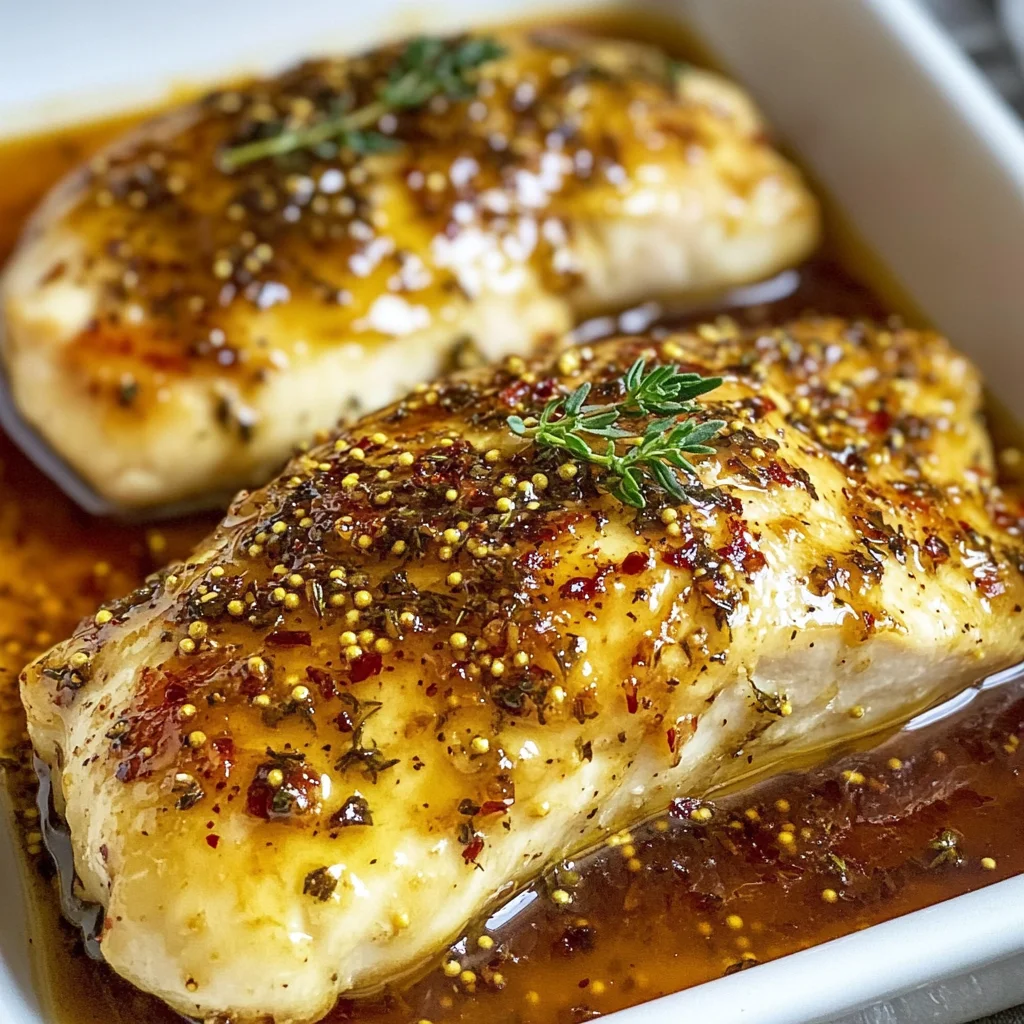 Baked Honey Mustard Chicken Breasts