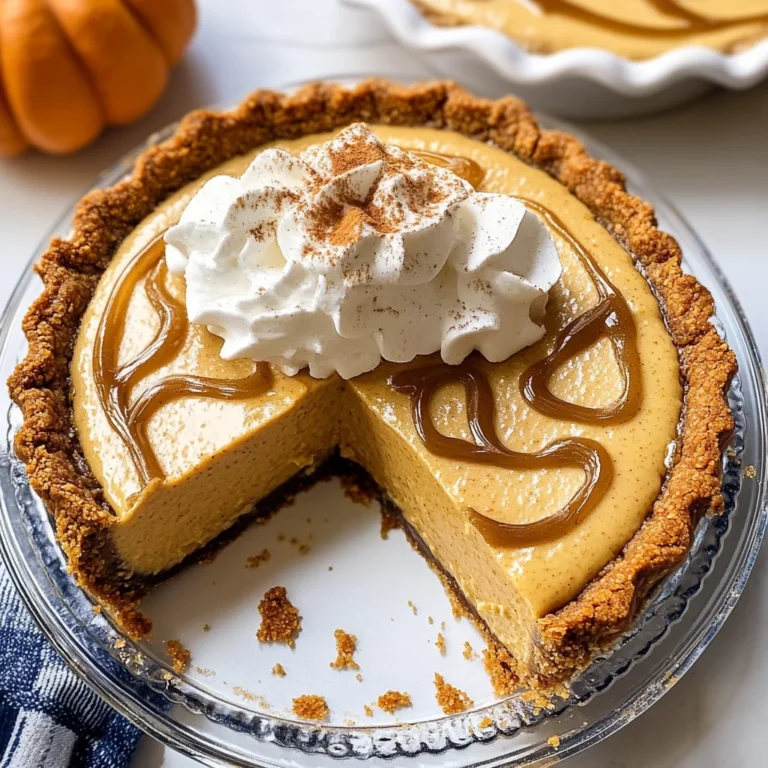 Biscoff Pumpkin Pie