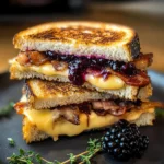 Blackberry Turkey Bacon Grilled Cheese