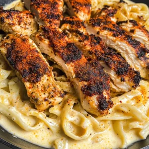 Blackened Cajun Chicken Alfredo