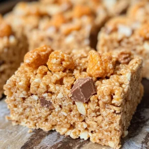 Butterfinger Rice Krispie Treats