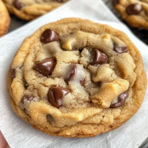 Copycat Crumbl Chocolate Chip Cookie Recipe