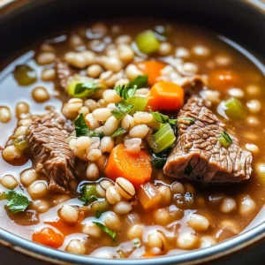 Cozy Beef and Barley Soup