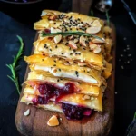 Cranberry and Brie Filo Crackers | Video