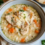 Creamy Chicken and Rice Soup