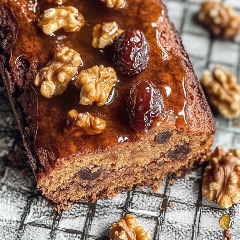 Date Honey Nut Cake
