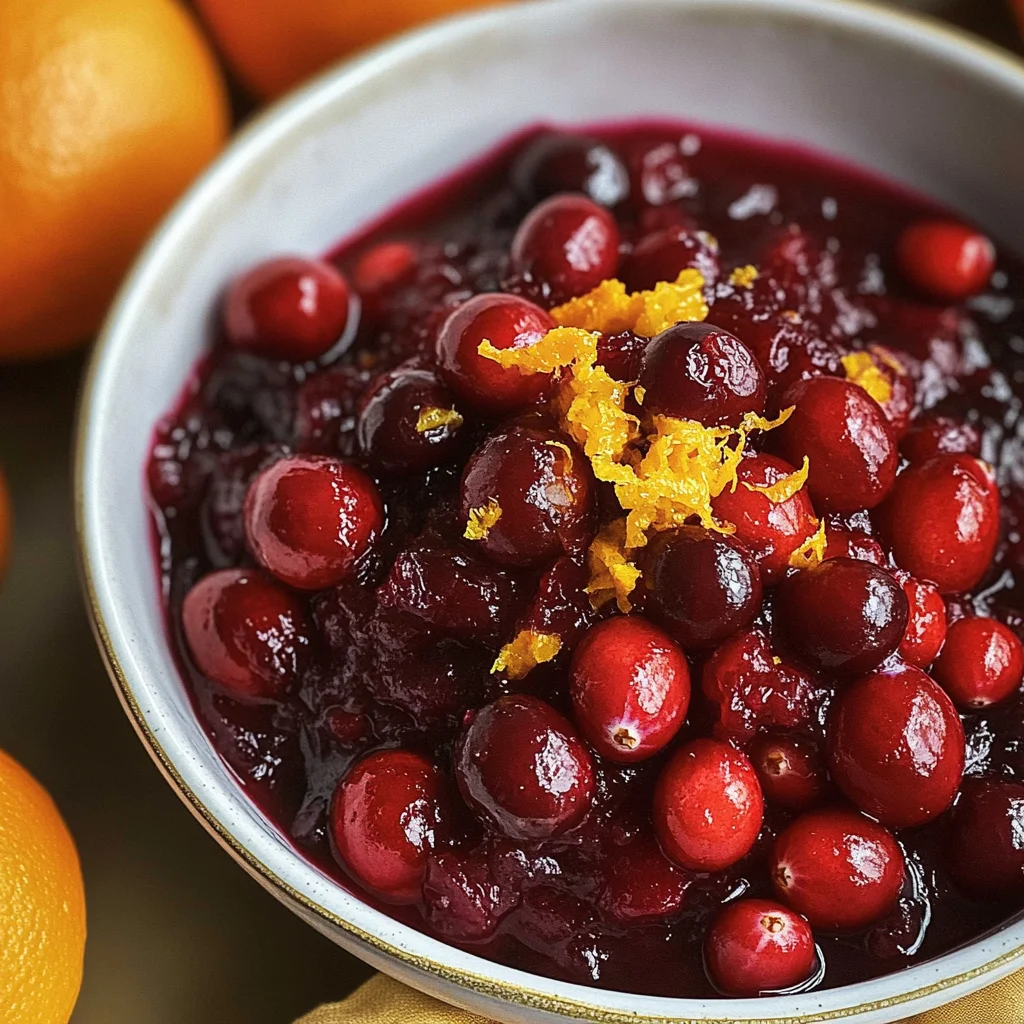 Easy Homemade Fresh Cranberry Orange Sauce Recipe
