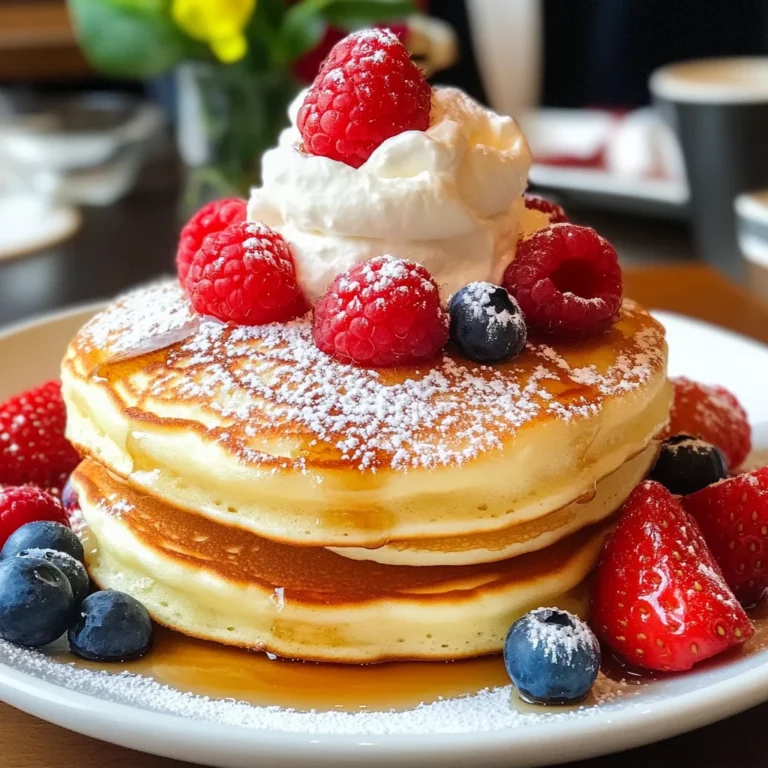 Fluffy Japanese Soufflé Pancakes: A Breakfast Masterpiece
