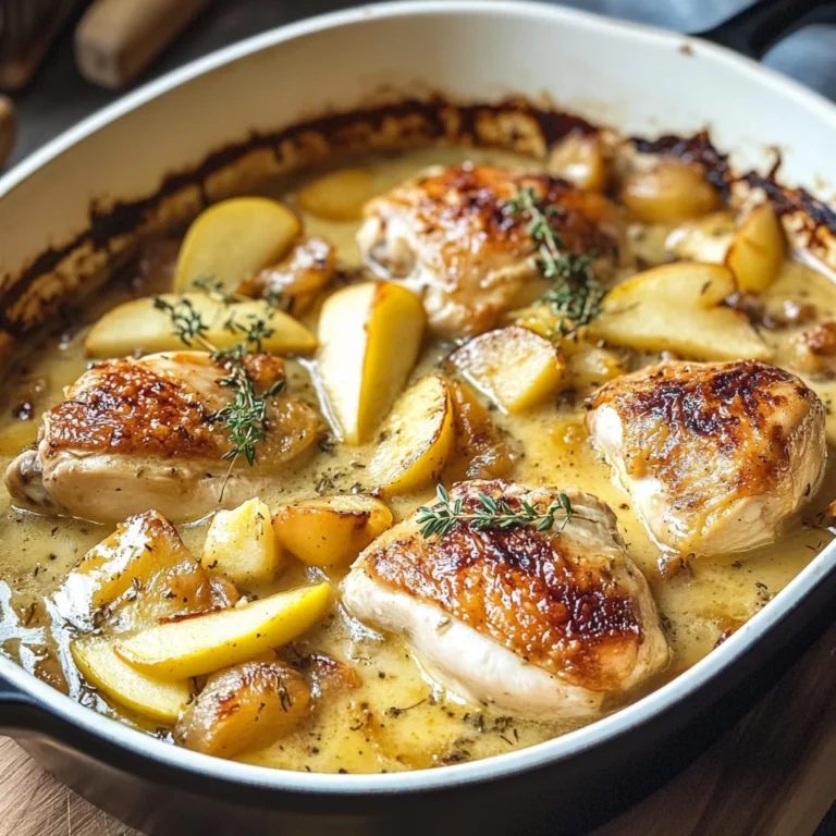 French Chicken Casserole a la Normande