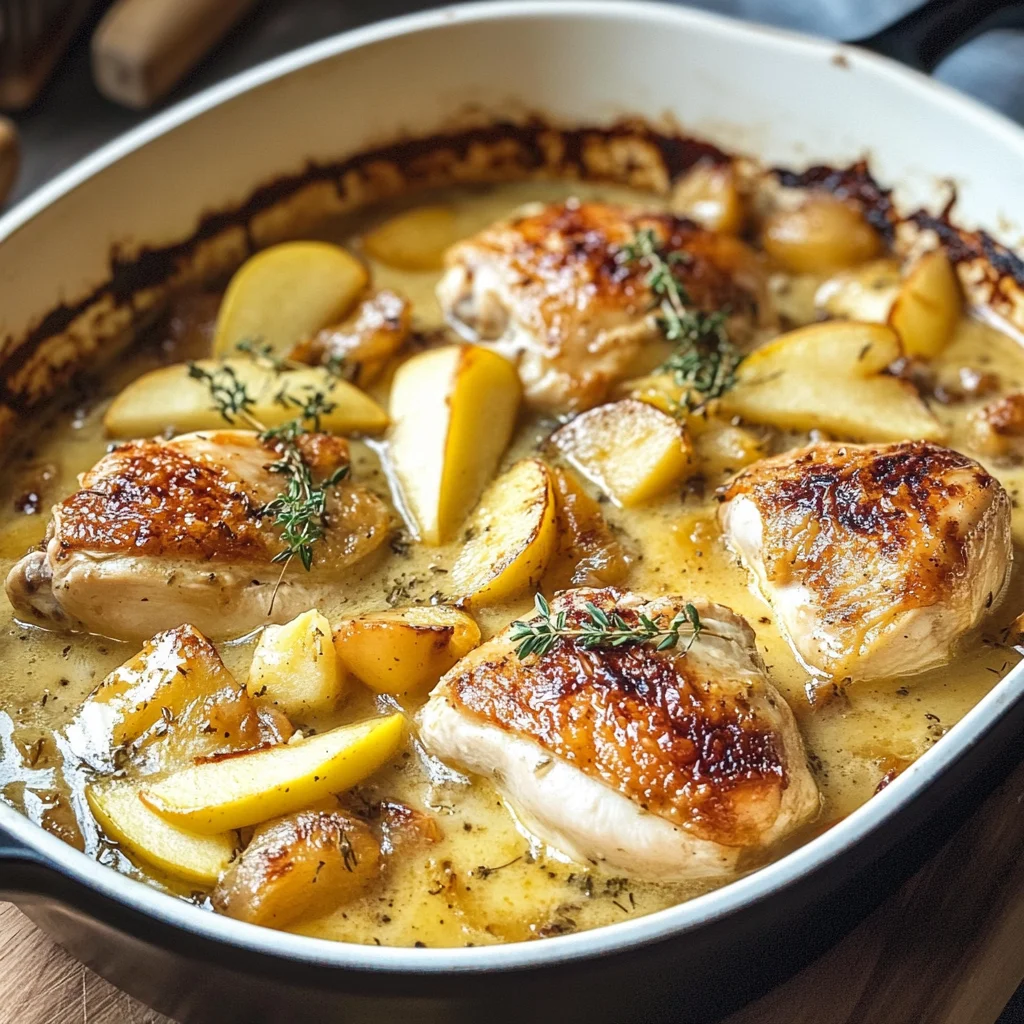 French Chicken Casserole a la Normande