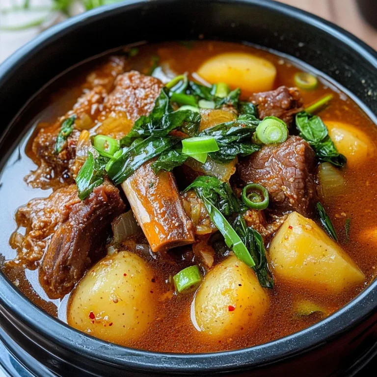 Gamjatang (beef Bone Soup)