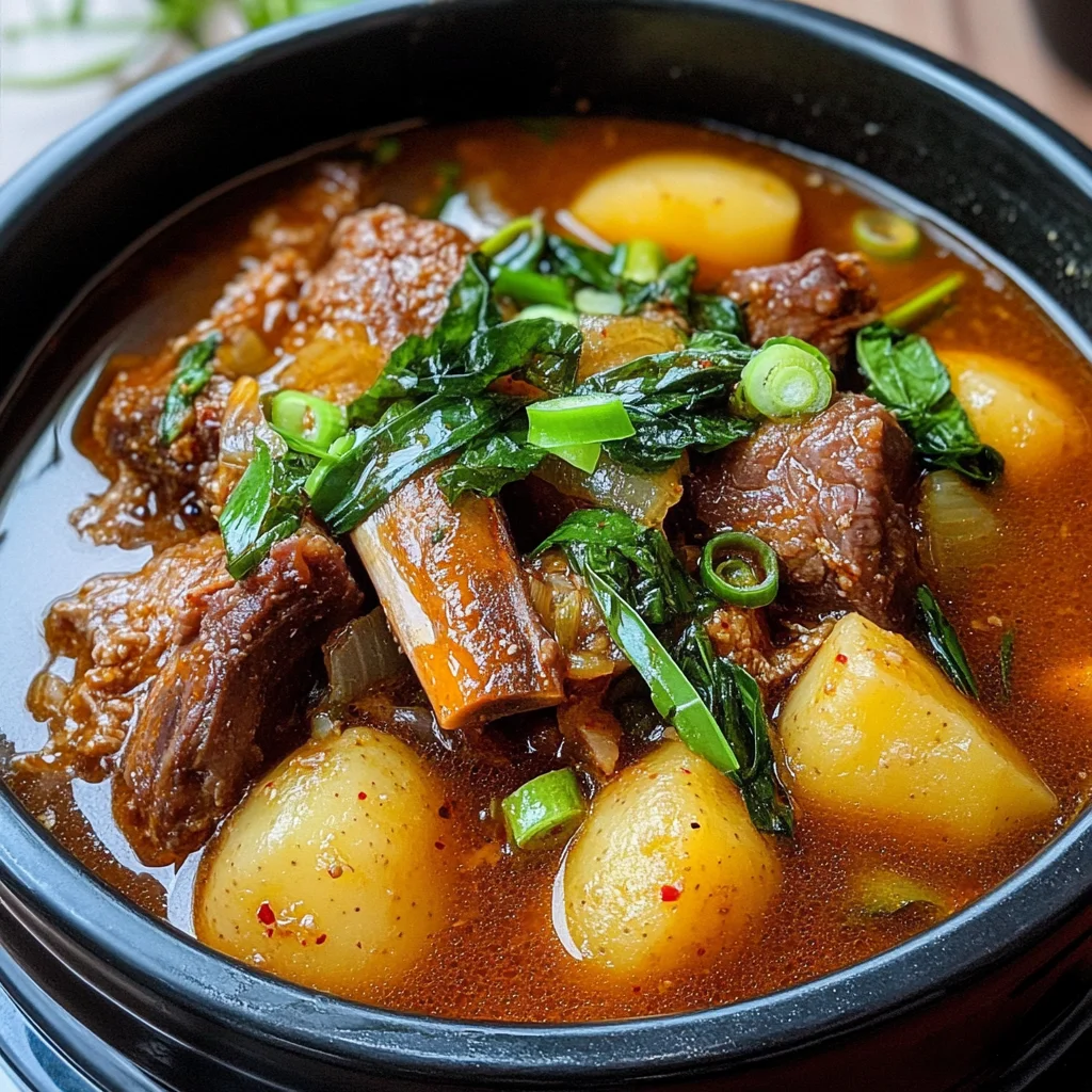 Gamjatang (beef Bone Soup)
