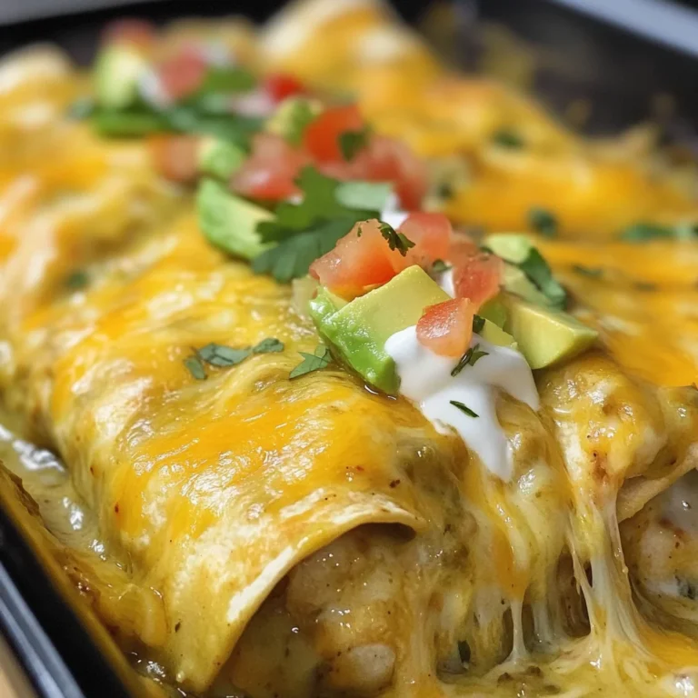 Green Chili Chicken Enchiladas Recipe