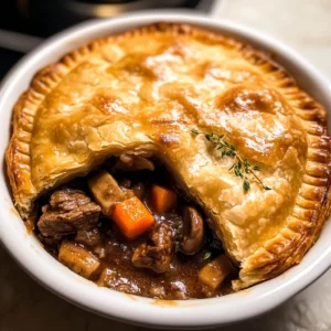 Guinness Braised Beef Pot Pie
