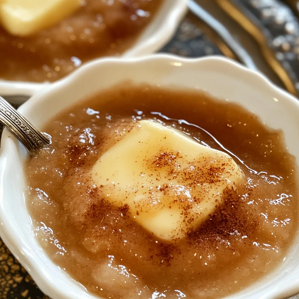 Hot Buttered Apple Sauce