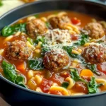 Italian Meatball Soup: Comfort in a Bowl