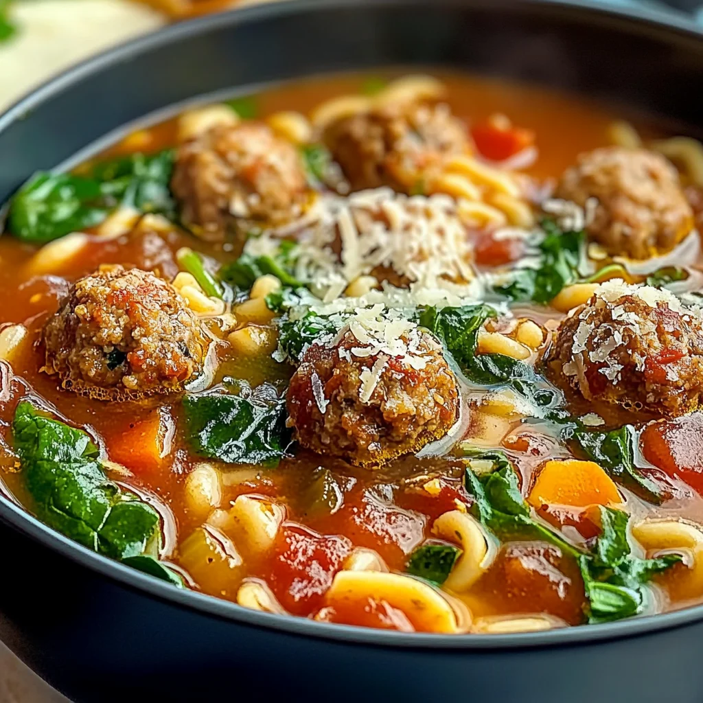 Italian Meatball Soup: Comfort in a Bowl