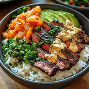 Korean BBQ Steak Bowls: A Delicious and Easy Recipe to Try Tonight