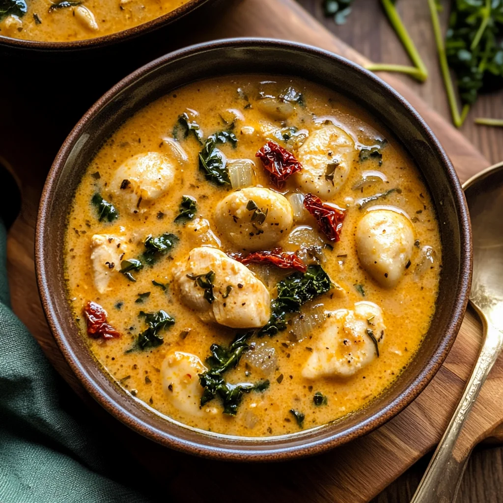 Marry Me’ Tuscan Chicken Gnocchi Soup