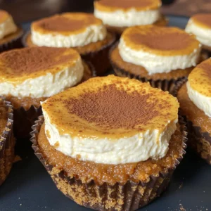 Mini Pumpkin Cheesecakes