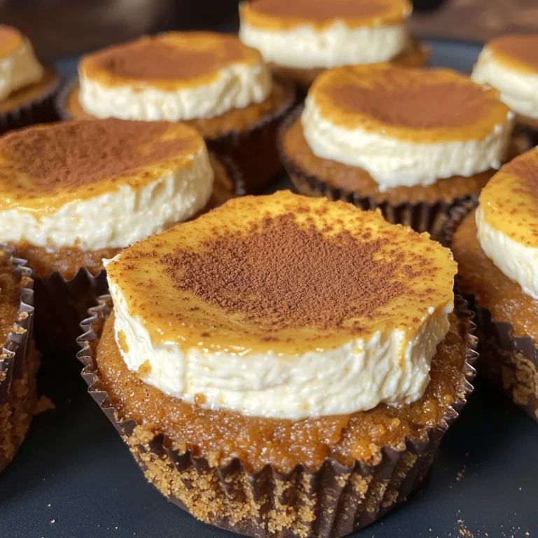 Mini Pumpkin Cheesecakes