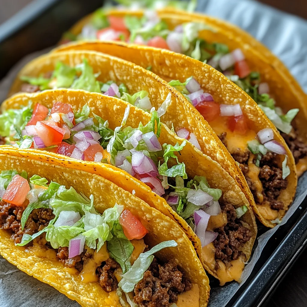 Oven-Baked Cheesy Tacos (Crispy & Loaded) You'll Love