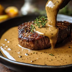 Peppercorn Sauce – Creamy, Savory & Perfect for Steak