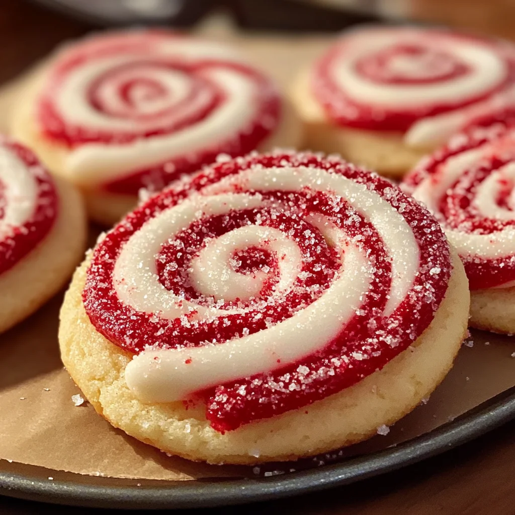 Peppermint Swirl Cookies