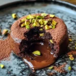 Pistachio Chocolate Lava Cakes Recipe