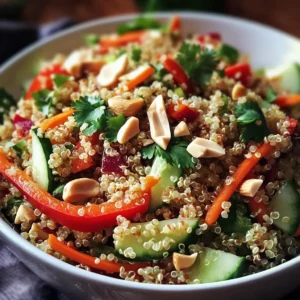 Thai Quinoa Crunch Salad: A Refreshing Healthy Delight!