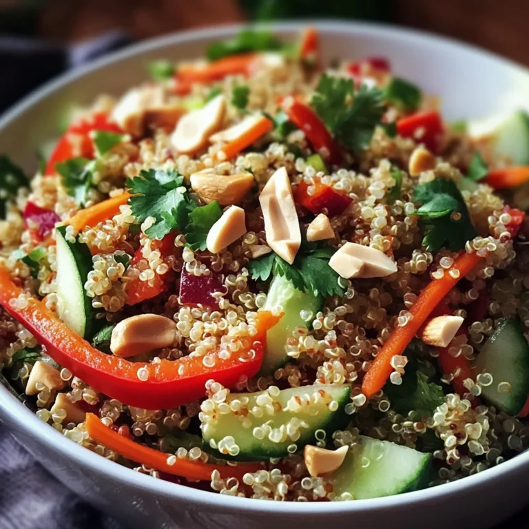 Thai Quinoa Crunch Salad: A Refreshing Healthy Delight!