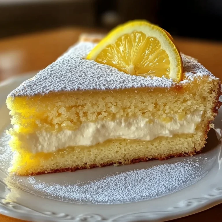 The Best Lemon Custard Cake