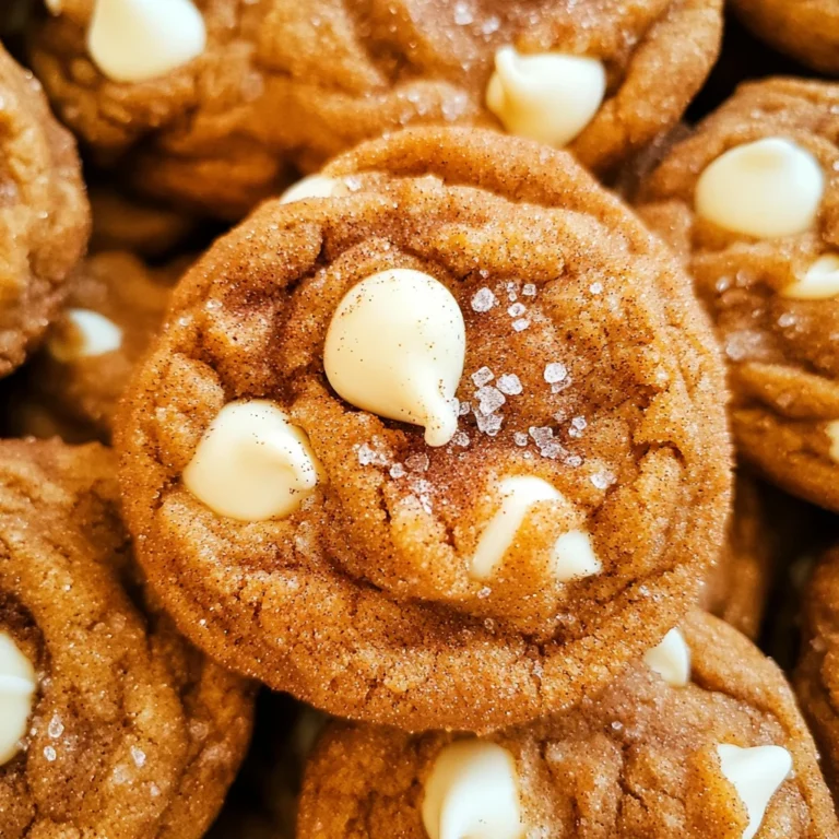 White Chocolate Pumpkin Snickerdoodles