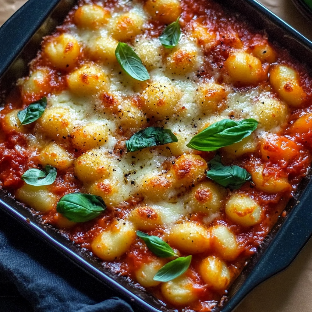Easy Gnocchi and Tomato Bake