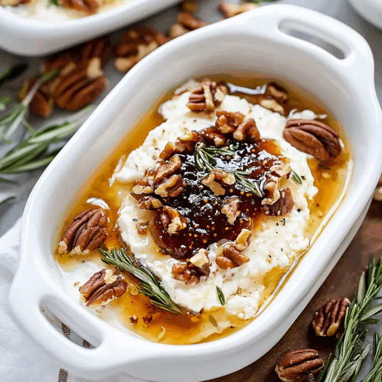 Goat Cheese Appetizer with Fig Jam and Pecans