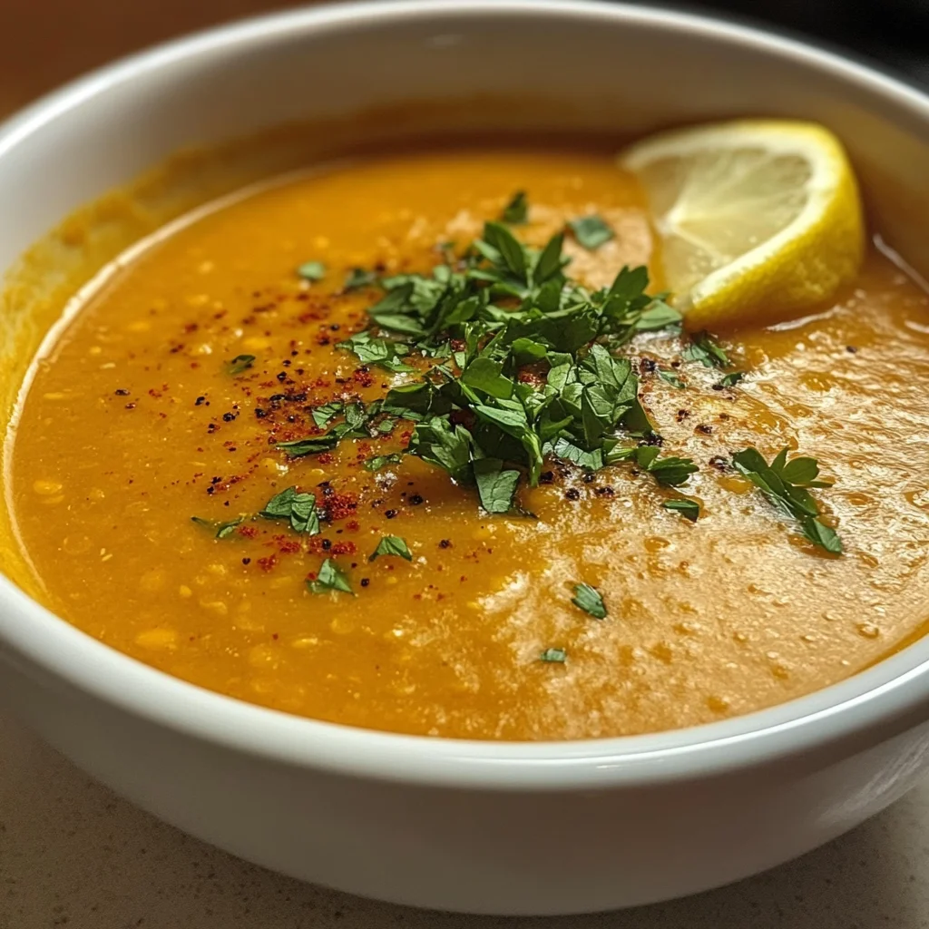 40-Minute Turkish Red Lentil Soup Recipe You'll Crave