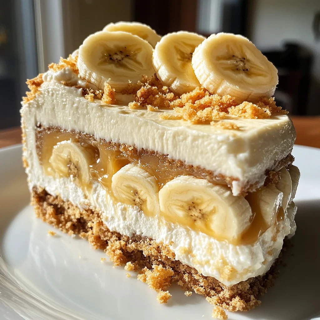 Banana Pudding Cookie Butter Cheesecake Cake Blissful Indulgence