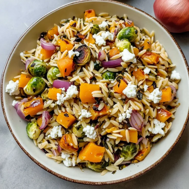 Best Fall Harvest Orzo Salad