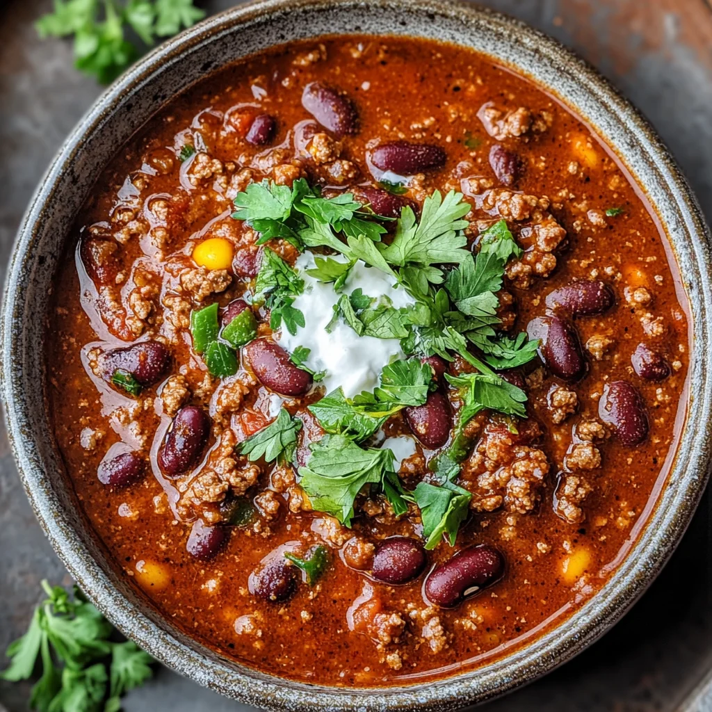 Best Ground Beef Stovetop Chili