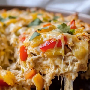 Chicken Fajita Casserole