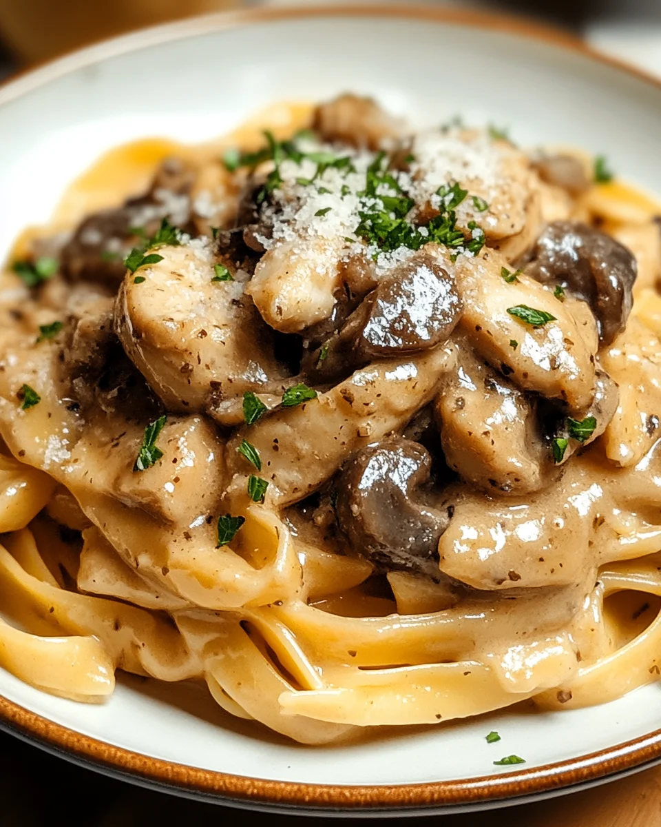 Chicken Marsala Pasta