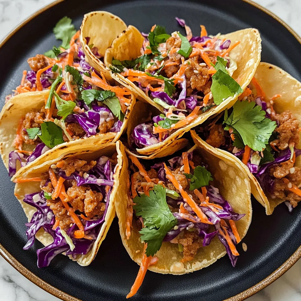 Chicken Wonton Tacos